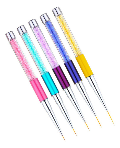 Pinceles Liner Art Liner Dibujo Plumas Profesional, 5 Unidad