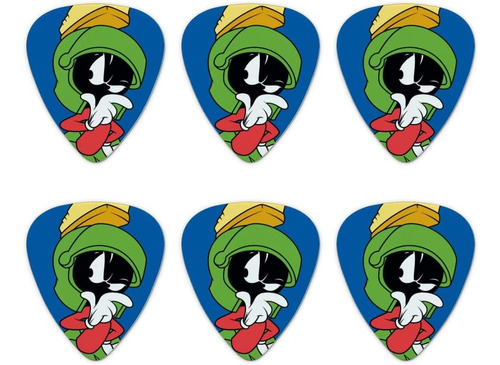 Looney Tunes Marvin The Martian Novedades Púas Para Guitarra