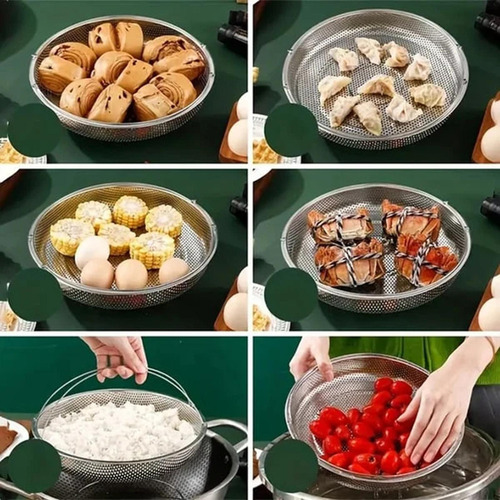 G Cesta Para Cocinar Al Vapor Cesta De Drenaje De Alimentos