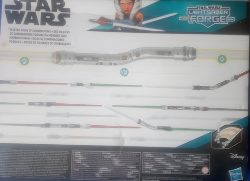Star Wars Sable De Luz Lightsaber Doble Hoja Forge Ahsoka Blanco (Usado)