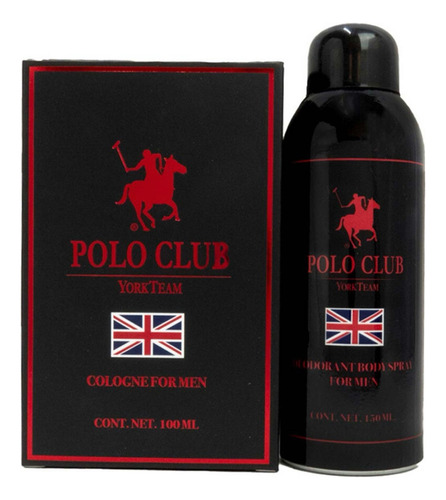 Fragancia Polo Club England + Desodorante 150ml A Elegir