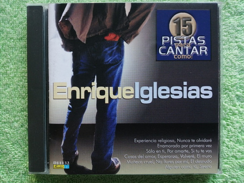 Eam Cd 15 Pistas Para Cantar Como Enrique Iglesias Karaoke