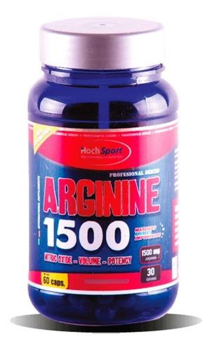 Arginina 1500 Hoch Sport 60 Cpasulas Oxido Nitrico Potencia