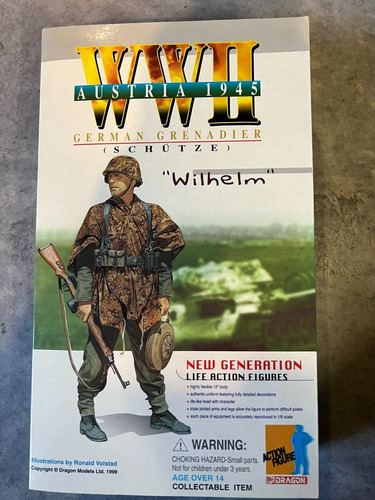 Muñeco Soldado Alemán Escala 1/6 Dragon Models Ucrania 1943