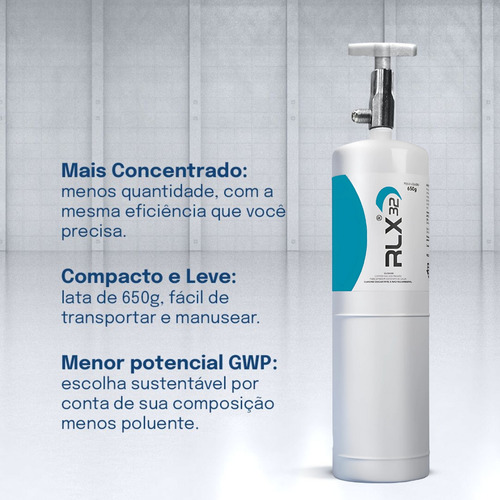 Fluido Refrigerante R32 C/ Valvula Ar Condicionado Inverter