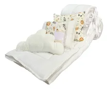 Comprar Acolchado + Chichonera + Sabanas + 3 Almohadones Cuna Común.