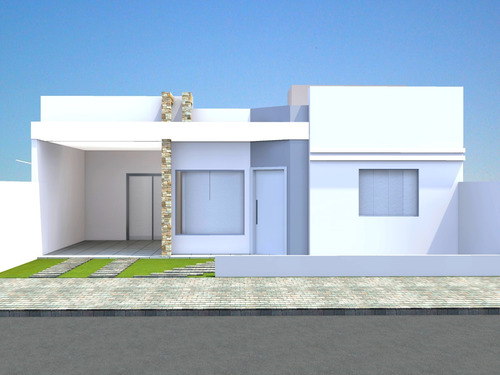 Projeto Arquitetônico Pa 2 Quartos + 1 Suíte 97m² Lote 9x15