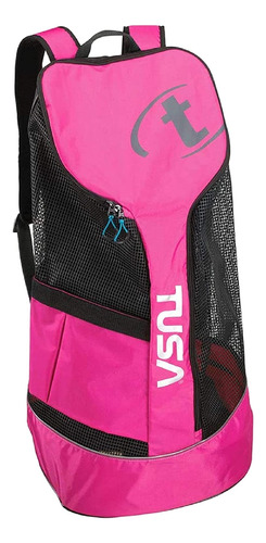 Tusa Mochila De Malla Ba-0103, Rosa Fuerte