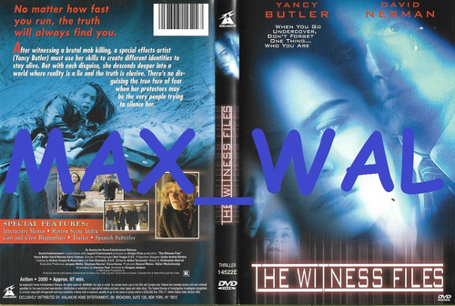 The Witness Files Dvd Yancy Butler Karina Huber Max_wal