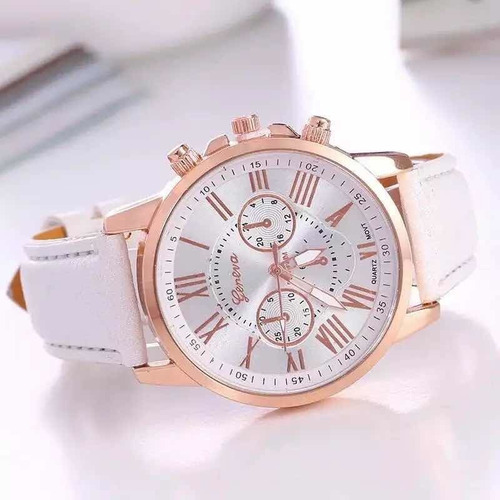 Reloj Geneva Mujer Blanco.