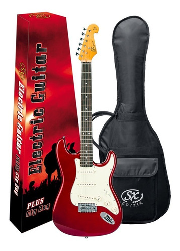 Sx Fst62 Guitarra Electrica Stratocaster Con Funda