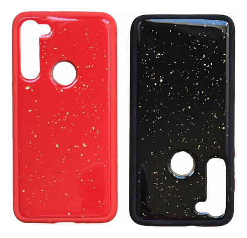 Funda Reforzada Brillante Para Moto G8 Power