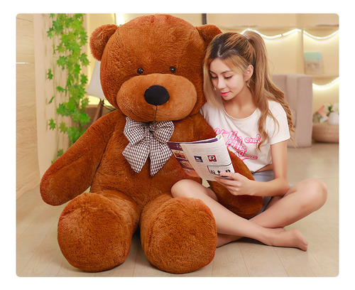 Urso De Pelúcia Gigante Para Meninas Com Pelúcia Macia E 60