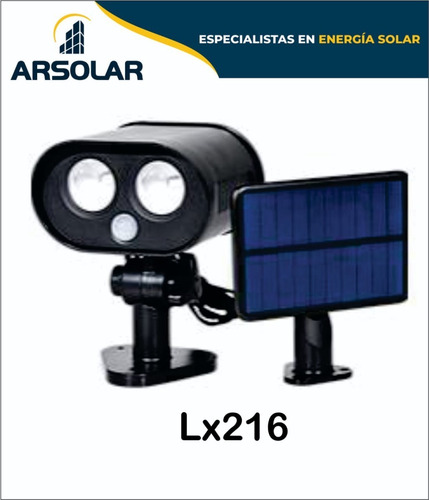 Imagen 1 de 1 de Apliques Led Solares 6w