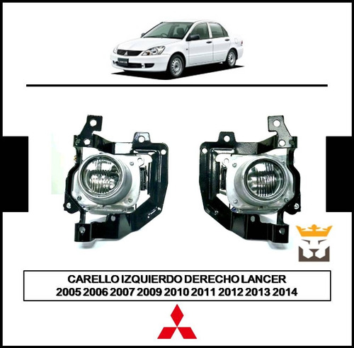 Carello Faro Anti Neblina Lancer 2005 2006 2007 2010 2014