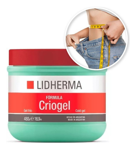 Gel Frio Reductor Afirmante Antiedema Criogel Lidherma