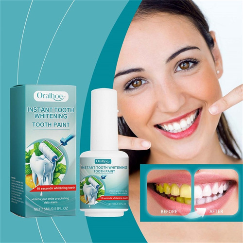 H Tooth Paint Tooth Polish Up Tinta Instantânea Para Dentes