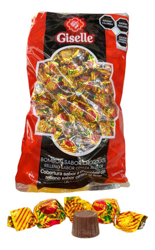 Chocolate Bombón 1kg Relleno Cereza Licor Giselle