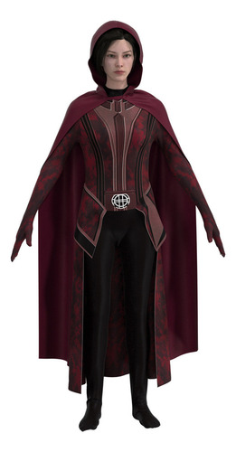 Nuevo Disfraz De Halloween Para Mujer De Bruja Escarlata Cos 2023