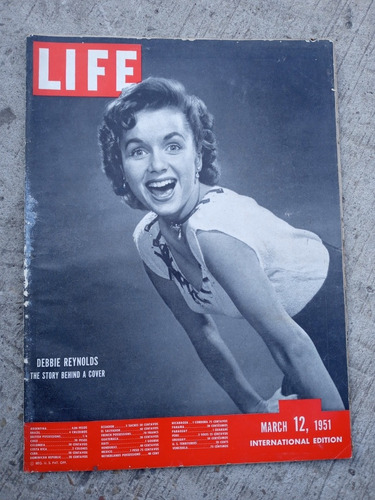 Revista Life 12/3/1951 Debbie Reynolds Vol.10 - N.6