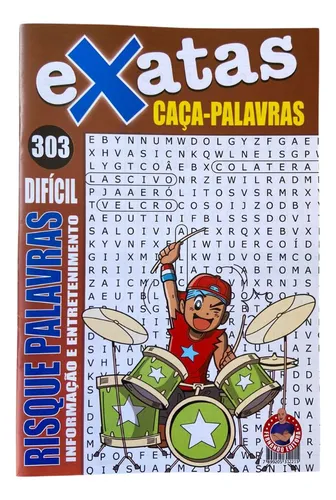 Kit Atacado Passatempo Coquetel Caça-palavras - Com 50 Uni.