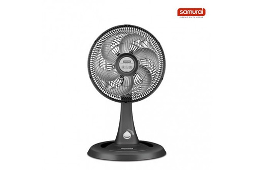 Ventilador Samurai 2 En 1 Turbo Silen Ts30 Negro Samura 4acu