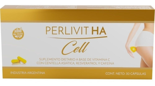 Perlivit Ha Cell Tratamiento Anti Celulitis 30 Caps Sin Tacc