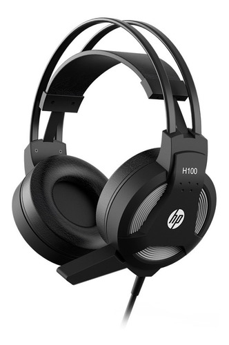 Headset Gamer Stereo  H100 Preto Hp