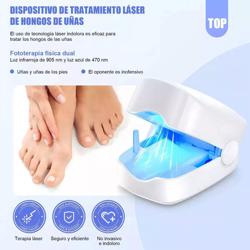 Tratamiento Láser De Hongos En Las Uñas Y Onicomicosis Blanco