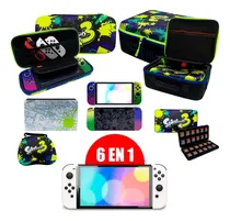 Comprar Superkit De Viaje Splatoon Nintendo Switch Oled 6 En 1