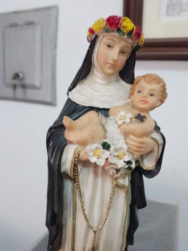 Estatuilla Santa Rosa De Lima Di Angelo Excelente Estado (Usado)