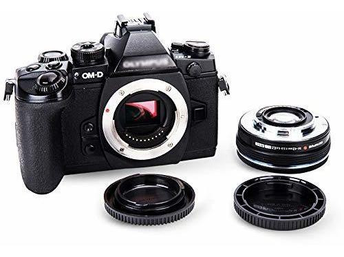 Imagen 3 de 6 de Tapa Lente Trasera Cuerpo Para M4 3 Montura Olympus Mark