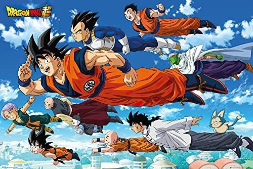 Pósteres Dragonball Super - Manga Tv Show Poster (goku & Fri