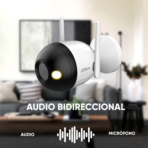 Kit videovigilancia Cronos Cámara Dahua Ip Bala F2C-PV 2MP Wifi Full Color Audio e Microsd 32gb com Accesorios Kit De Cámara Inteligente DH-F2C-PV-32GB Dahua Microsd WDD032G1P0C
