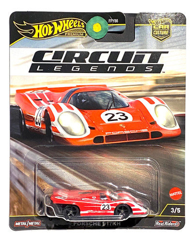 Hot Wheels Premium Porsche 917kh Circuit Legends 2025 Rojo