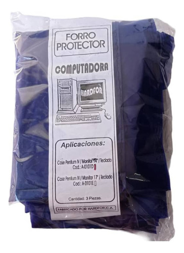 Forro Protector Para Pc 3 Pzas. ( Teclado. Monitor Y Cpu)