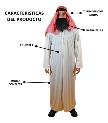 Traje de arabe para hombre hotsell