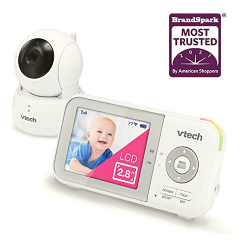 Vtech Vm923 Monitor De Vídeo Para Bebé Con Batería De 19