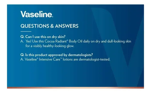 Vaseline Cocoa Radiant Crema 600ml + Aceite 200ml Combo