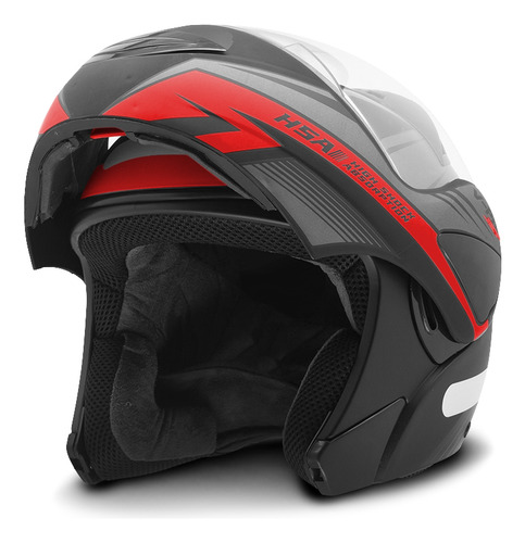 Capacete Moto Robocop Escamoteável Pro Tork V-pro Jet 3