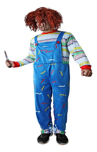 Disfraz Chucky, Infantil, Incluye Traje Y Cuchillo Cd22189