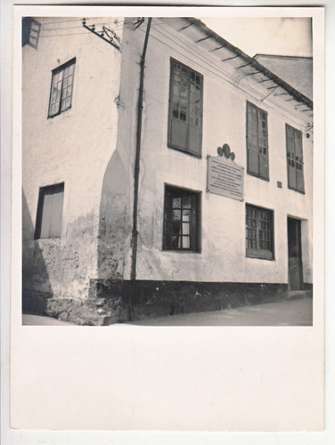 1950 Foto Casa Nacimiento Jose Alonso Y Trelles En Ribadeo 