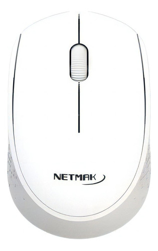 Mouse Inalámbrico Usb Netmak Optimize Edge M680 Color Blanco