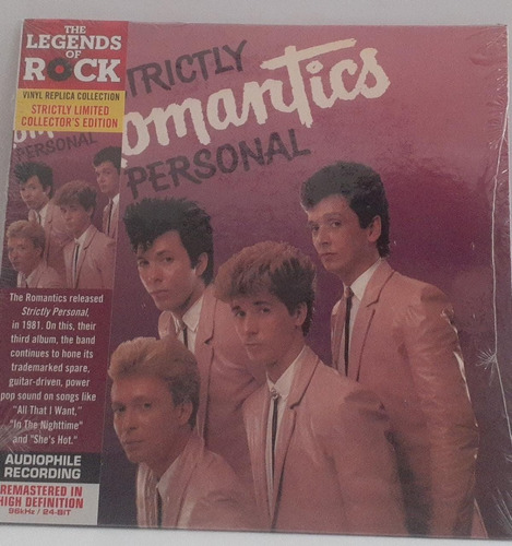 The Romantics Strictly Personal Strictly Limited Cd Importad