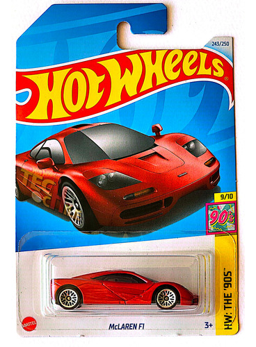 Mclaren F1 Rojo Hot Wheels