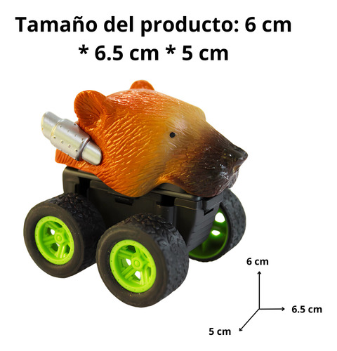 Vehículos De Juguete Carros Animal 8 Autos Varios Modelos
