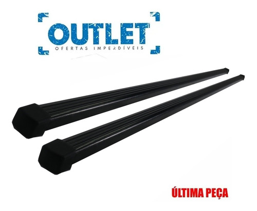 Barra Aço Carbono Squarebar  1350mm 2 Peça Thule 7124 Outlet