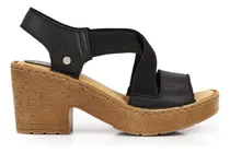 Comprar Sandalia Mujer Cuero Plataforma Cavatini Briganti Confort