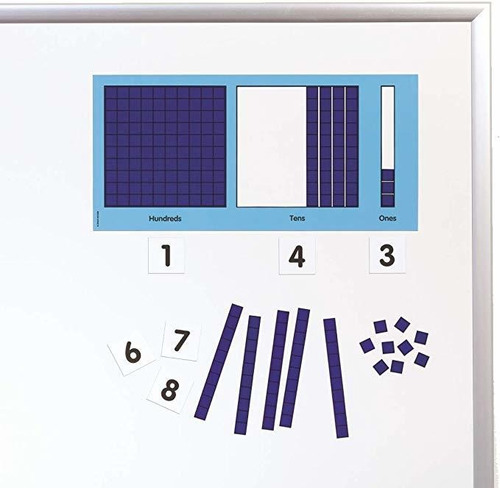 Didax Educational Resources Magnetic Base Ten Place Value Se