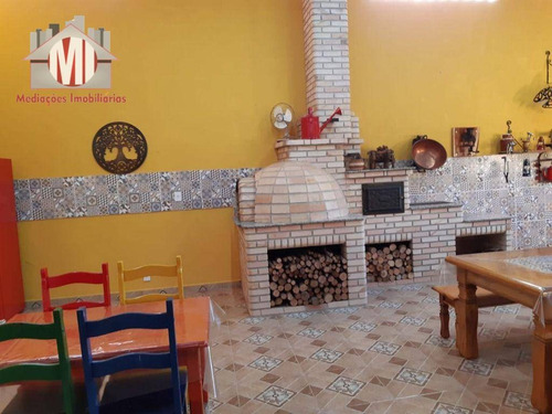 Imagem 29 de 30 de Linda Chácara Com 3 Dormitórios, Cozinha Caipira, Móveis Planejados, Paisagismo, Boa Localização, À Venda, 2000 M² Por R$ 490.000 - Pedra Bela/sp - Ch1054